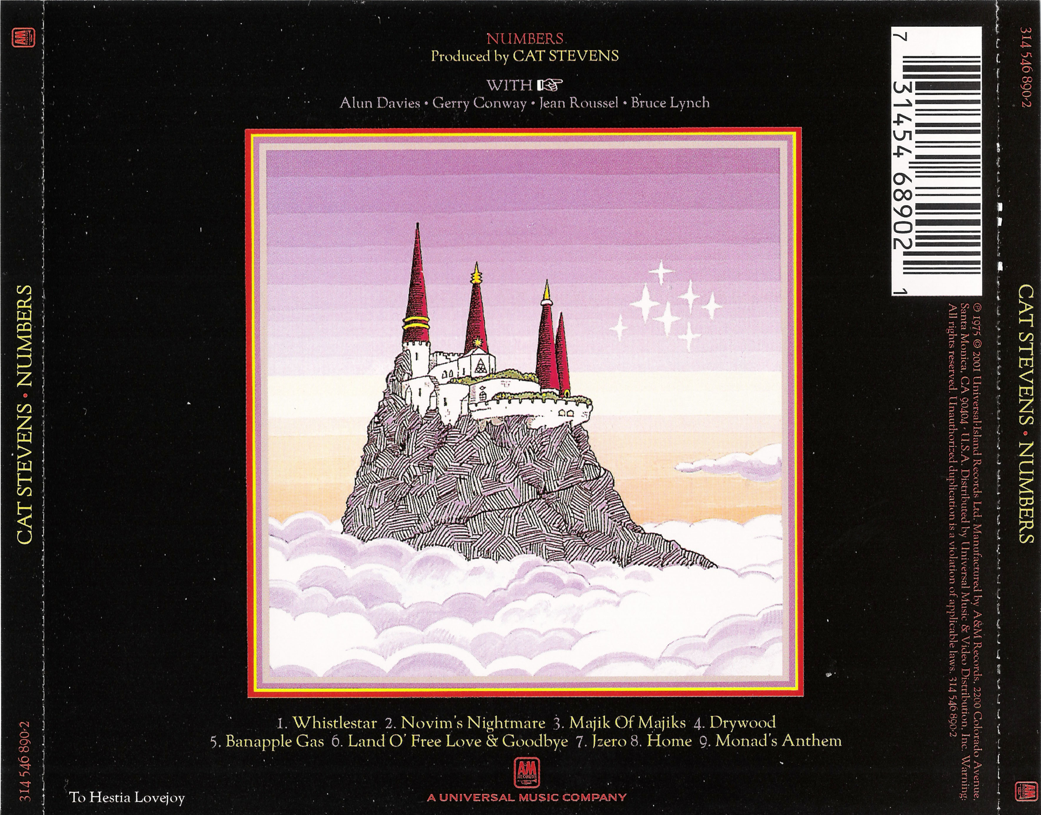 Cat Stevens  Numbers : Back